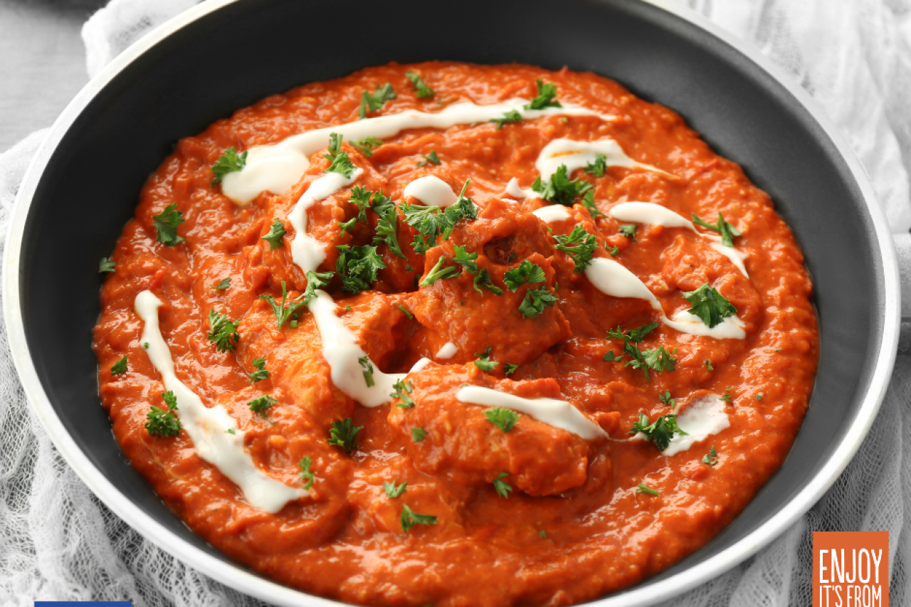 Murgh Makhani with European Corinthian black raisins